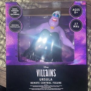 New! Disney Villains Ursula Purple and Black Remote Control Toy Brand New !
